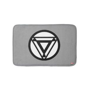 Iron Man Arc Reactor Icon Bath Mat