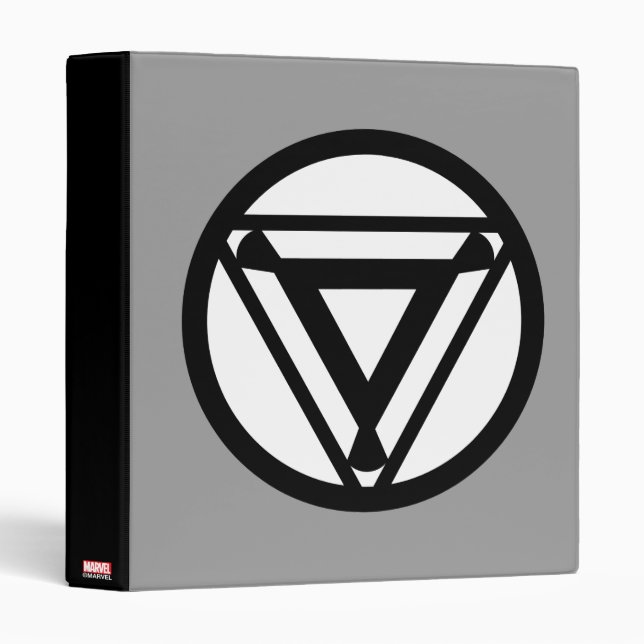 Iron Man Arc Reactor Icon Binder (Front/Spine)