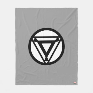 Iron Man Arc Reactor Icon Fleece Blanket