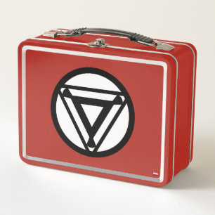 Iron Man Arc Reactor Icon Metal Lunch Box