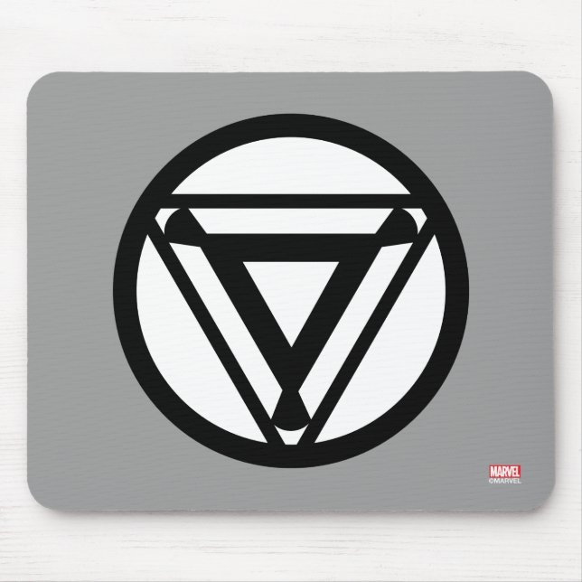 Iron Man Arc Reactor Icon Mouse Pad (Front)