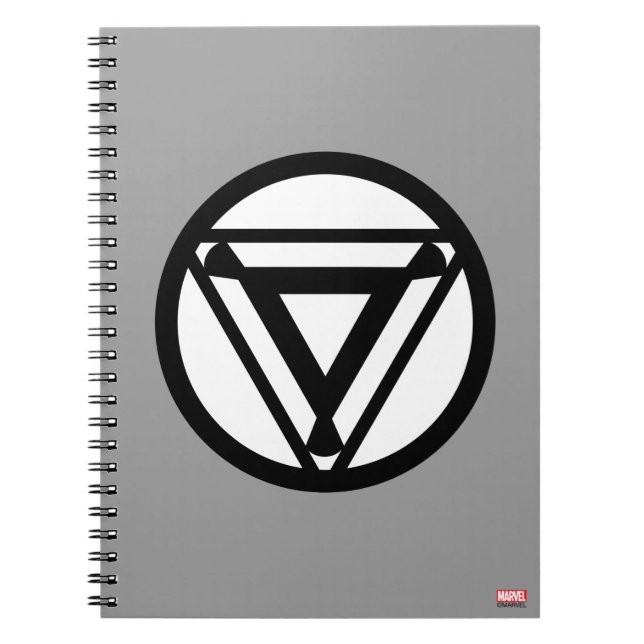 Iron Man Arc Reactor Icon Notebook (Front)