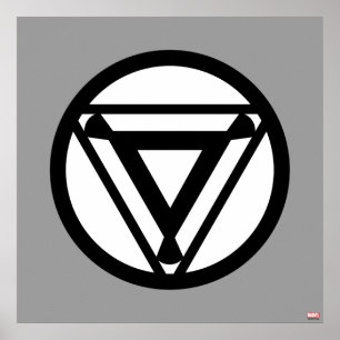 Iron Man Arc Reactor Icon Poster