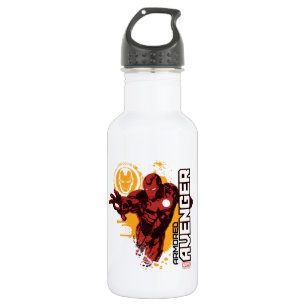 Iron Man Armoured Avenger Graphic 532 Ml Water Bottle