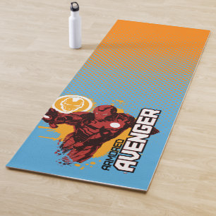 Iron Man Armoured Avenger Graphic Yoga Mat