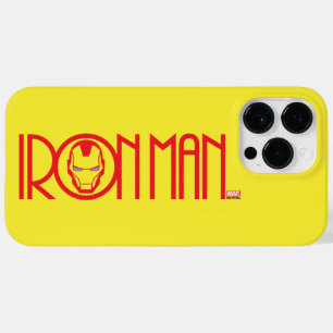 Iron Man Art Deco Name Case-Mate iPhone 14 Pro Max Case