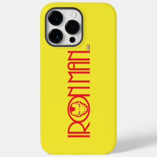 Iron Man Art Deco Name iPhone 14 Pro Max Case