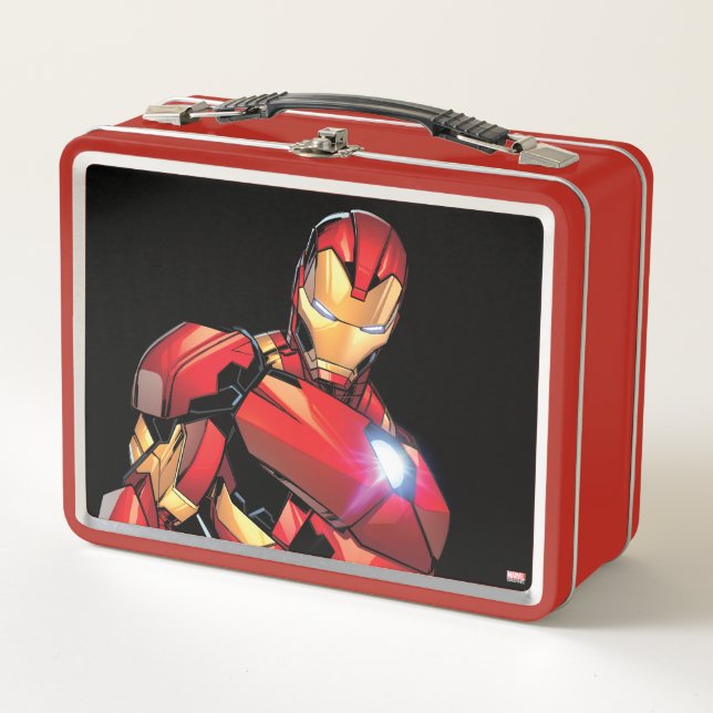 Iron Man Assemble Metal Lunch Box (Front)