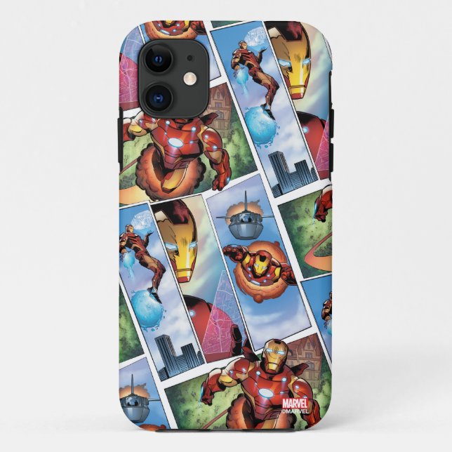 Iron Man Comic Panels Case-Mate iPhone Case (Back)
