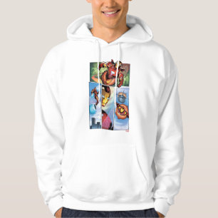 Iron Man Comic Panels Hoodie