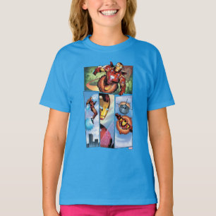 Iron Man Comic Panels T-Shirt