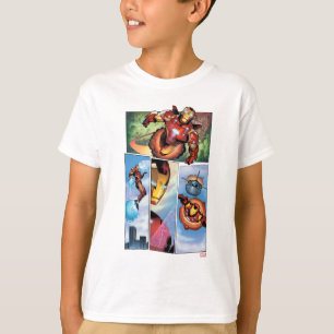 Iron Man Comic Panels T-Shirt