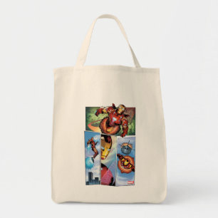 Iron Man Comic Panels Tote Bag