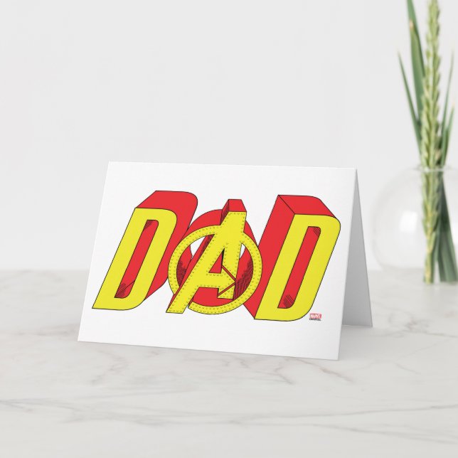 Iron Man Dad Card (Front)