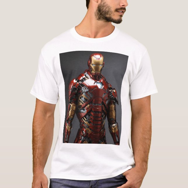 Iron Man Evolution Tee: Unleash the Power of Stark T-Shirt (Front)
