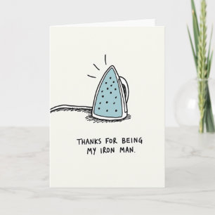 Iron Man Fathers Day Icon Card