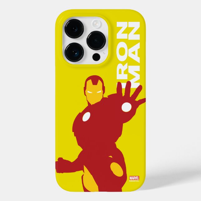 Iron Man Flat Colour Character Art Case-Mate iPhone Case (Back)