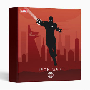 Iron Man Heroic Silhouette Binder