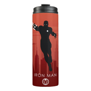 Iron Man Heroic Silhouette Thermal Tumbler