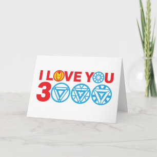 Iron Man   I Love You 3000 Card