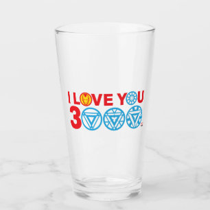 Iron Man I Love You 3000 Glass