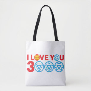 Iron Man   I Love You 3000 Tote Bag