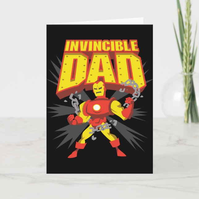 Iron Man | Invincible Dad Card (Front)