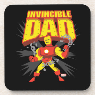 Iron Man Invincible Dad Coaster
