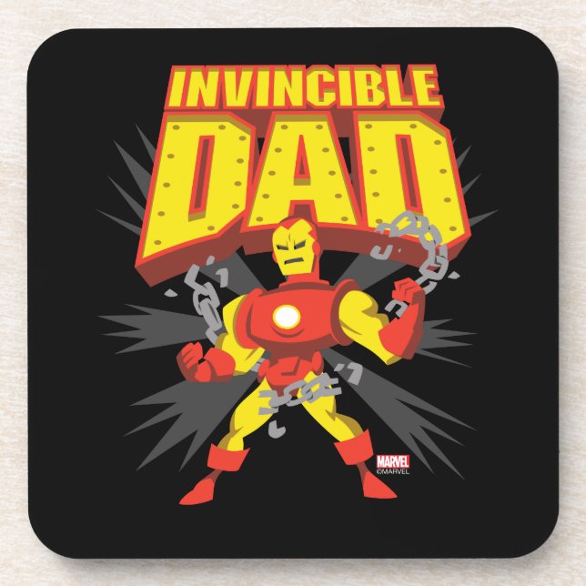 Iron Man | Invincible Dad Coaster (Front)