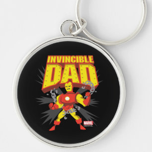 Iron Man   Invincible Dad Keychain