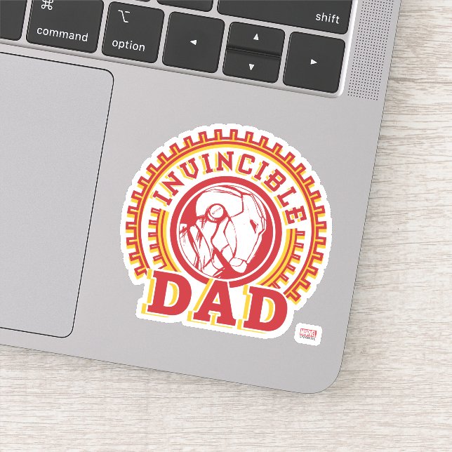 Iron Man | Invincible Dad Logo (Detail)