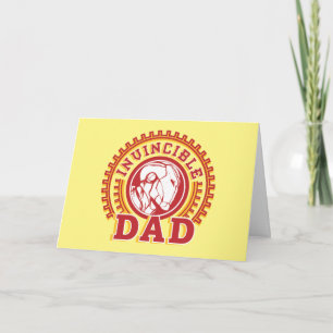 Iron Man   Invincible Dad Logo Card