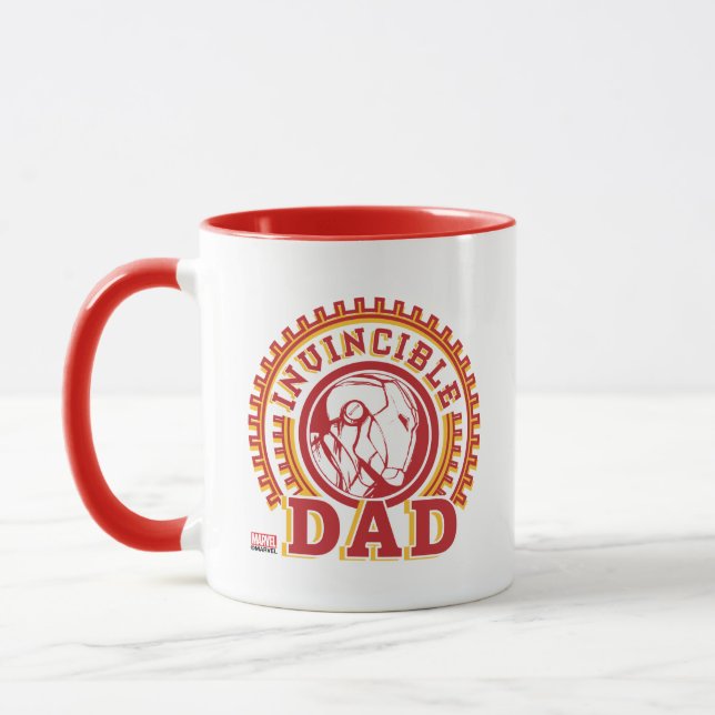 Iron Man | Invincible Dad Logo Mug (Left)