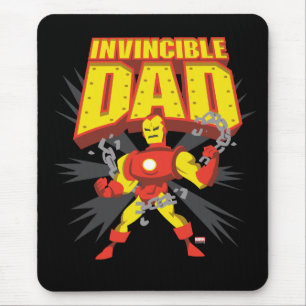 Iron Man Invincible Dad Mouse Pad