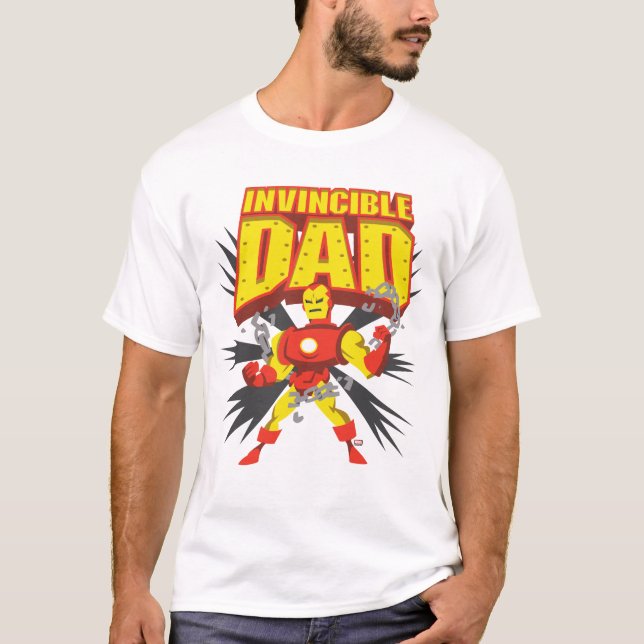 Iron Man | Invincible Dad T-Shirt (Front)