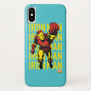 Iron Man Pose With Repeated Name Case-Mate iPhone Case