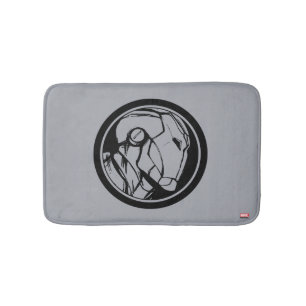 Iron Man Profile Logo Bath Mat