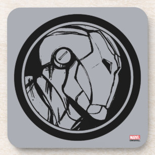 Iron Man Profile Logo Coaster