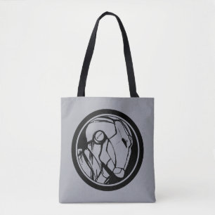 Iron Man Profile Logo Tote Bag