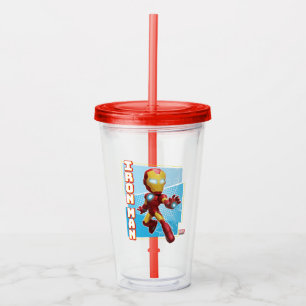 Iron Man Repulsor Gauntlet Acrylic Tumbler