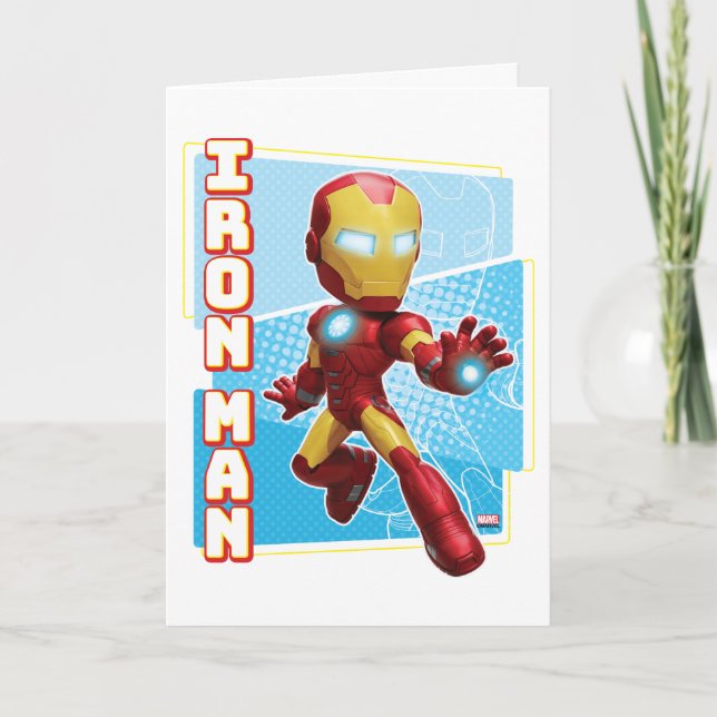 Iron Man Repulsor Gauntlet Card (Front)