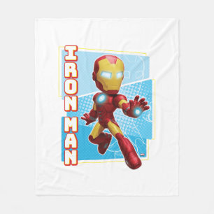 Iron Man Repulsor Gauntlet Fleece Blanket