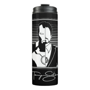 Iron Man Tony Stark Signature Icon Thermal Tumbler