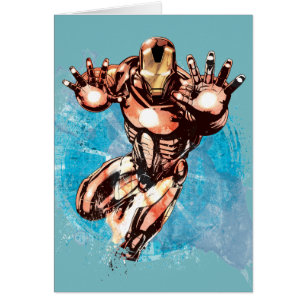 Iron Man Watercolor Character Art