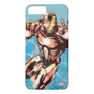 Iron Man Watercolor Character Art iPhone 8 Plus/7 Plus Case