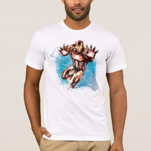 Iron Man Watercolor Character Art T-Shirt