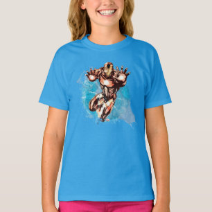 Iron Man Watercolor Character Art T-Shirt