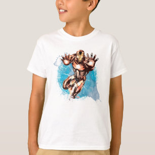 Iron Man Watercolor Character Art T-Shirt