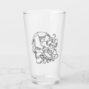 Iron Man We Love You 3000 Glass