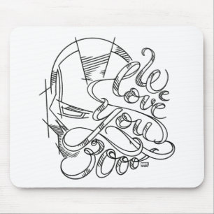 Iron Man   We Love You 3000 Mouse Pad